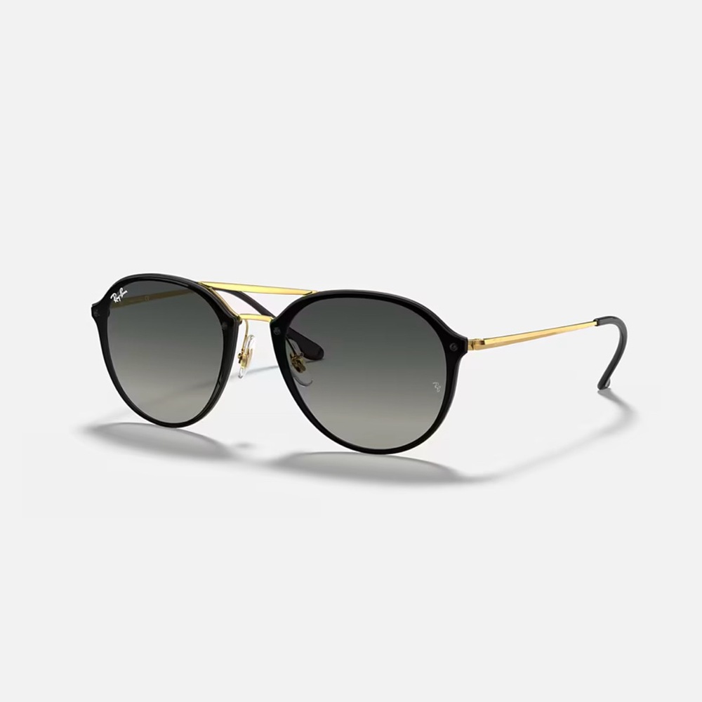 Ray-Ban Black and Gold Sunglasses